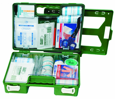 Plastic Wall Mount Medium Workplace First Aid Kit