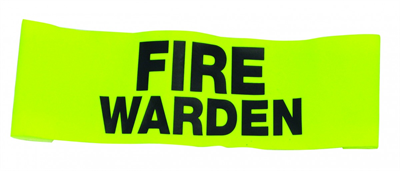 Fire Warden Arm Band