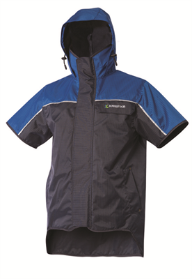 Stormforce Blue Tone Short Sleeve Hooded Jacket