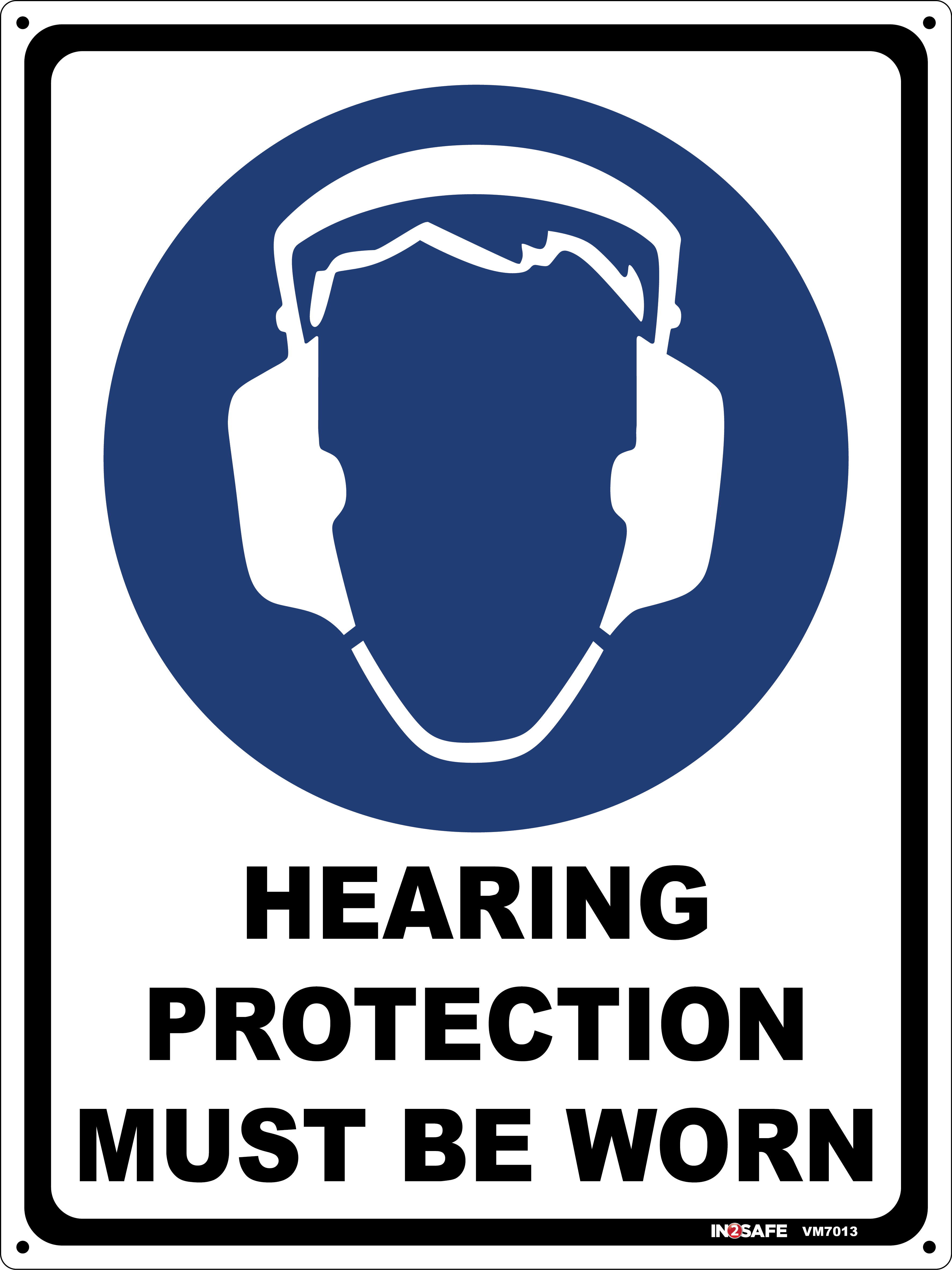 MANDATORY - Ear Protection Must Be Worn Sign |Westpeak™ New Zealand