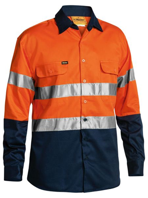 Bisley Taped Hi Vis Drill Shirt