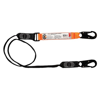 Elite Single Leg Shock Absorbing Webbing Lanyard