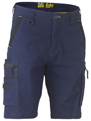 Bisley Flex & Move Stretch Utility Zip Cargo Short