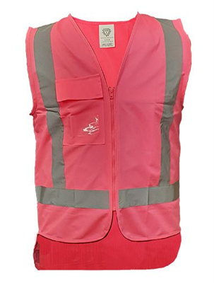 Hi-viz Reflective Zipped Safety Vest