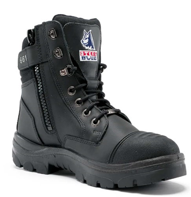 Steel Blue Southern Cross Zip Mens Safety Boots